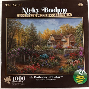 A Pathway of Color 1000 Piece Jigsaw Puzzle Nicky Boehme 27" x 20"